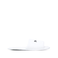 Palm Angels Slipper com logo bordado - 0110