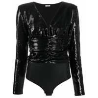 P.A.R.O.S.H. Body com paetês - Preto