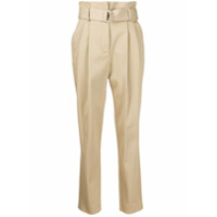 P.A.R.O.S.H. Calça cintura alta - Neutro