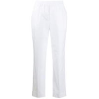 P.A.R.O.S.H. Calça reta cintura baixa - Branco