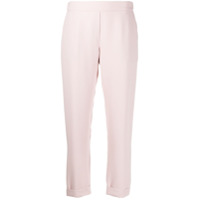 P.A.R.O.S.H. Calça slim lisa - Rosa