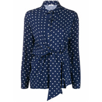 P.A.R.O.S.H. Camisa com poás - Azul