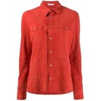 P.A.R.O.S.H. Camisa de camurça - Laranja