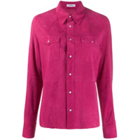 P.A.R.O.S.H. Camisa de camurça - Rosa