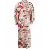 P.A.R.O.S.H. Vestido com estampa floral - Neutro