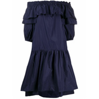 P.A.R.O.S.H. Vestido ombro a ombro - Azul