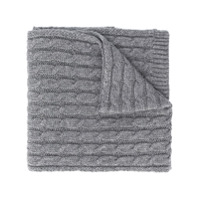 Paul & Shark cable knit scarf - Cinza