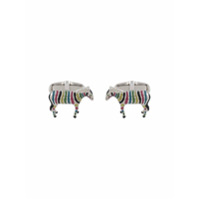 Paul Smith Abotoaduras de zebra - Rosa