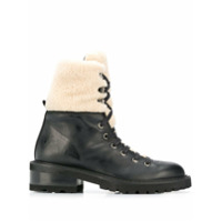 Paul Warmer Coturno militar - Preto