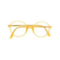 Persol Armação de óculos redonda - Amarelo