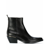 Peserico pointed toe ankle boots - Preto