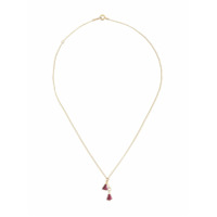 Petite Grand Colar Garnet - Dourado