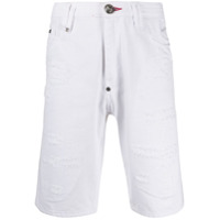Philipp Plein Bermuda jeans - Branco