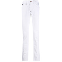 Philipp Plein Calça jeans reta - Branco