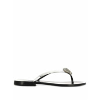 Philipp Plein Chinelo Statement - Preto