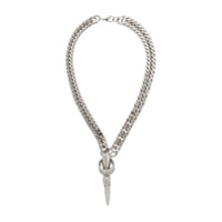 Philipp Plein Colar de caveira - Prateado