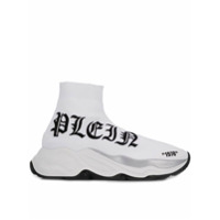 Philipp Plein Tênis meia - Branco