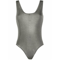 Pinko Body slim metálico - Cinza