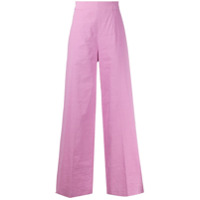 Pinko Calça pantalona de linho - Rosa