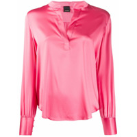 Pinko Camisa com fenda no colarinho - Rosa