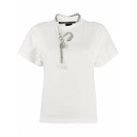 Pinko Camiseta com detalhe de colar - Branco