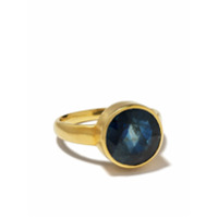 PIPPA SMALL Anel Greek de ouro 18k - BLUE