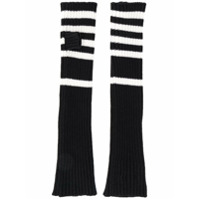 Plan C Aquecedor de braço com listras - Preto