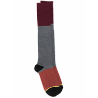 Plan C colour-block socks - Cinza