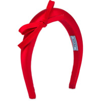 Prada bow detail headband - Vermelho