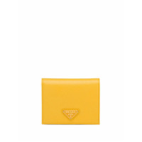 Prada Carteira com placa de logo - Amarelo