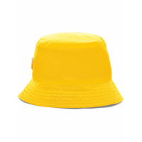 Prada Chapéu com placa de logo - Amarelo