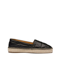 Prada Espadrille matelassê - Preto