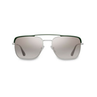 Prada Eyewear Óculos de sol aviador - Verde