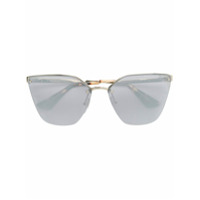 Prada Eyewear Óculos de sol 'Cinéma' - Marrom
