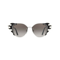 Prada Eyewear Ornate sunglasses - Preto