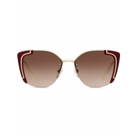 Prada Eyewear Ornate sunglasses - Vermelho