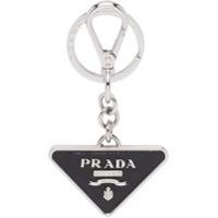 Prada logo keyring - Preto