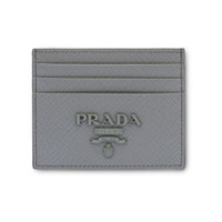 Prada saffiano card holder - Cinza