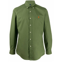 Ralph Lauren Camisa mangas longas verde