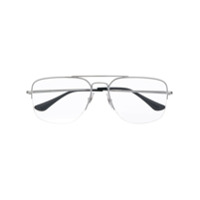 Ray-Ban Armação de óculos quadrada - Metálico