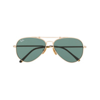 Ray-Ban aviator frame sunglasses - Dourado