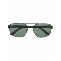 Ray-Ban rectangle frame sunglasses - Preto