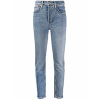 RE/DONE Calça jeans slim cintura alta - Azul