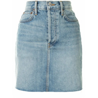 RE/DONE Saia jeans slim - Azul