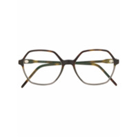 Reiz Armação de óculos hexagonal - Marrom