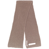 Rick Owens chunky knit scarf - Cinza