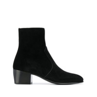 Saint Laurent Ankle boot de camurça - Preto
