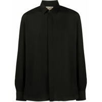 Saint Laurent Camisa de seda - Preto