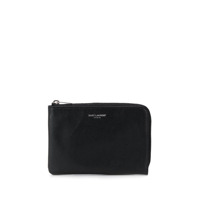 Saint Laurent Carteira com zíper - Preto