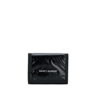 Saint Laurent Carteira NUXX Nylon - Preto